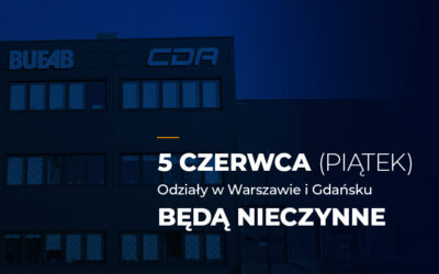 5 czerwca pracujemy w niestandardowych godzinach
